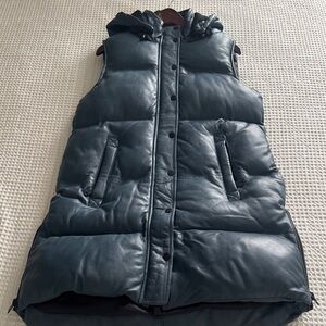 Bod & Christensen Women's leather Puffer Vest